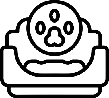 Kedi simgesi vektör resim çizimi