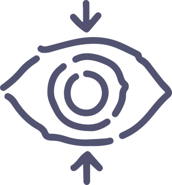 Göz simgesi vektör resmi illüstrasyonu