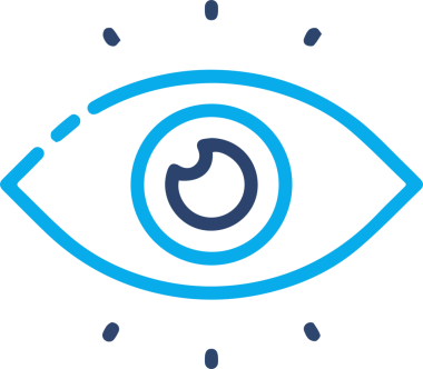 Göz simgesi vektör resmi illüstrasyonu