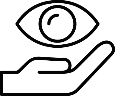 Göz simgesi vektör resmi illüstrasyonu