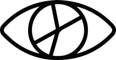 Göz simgesi vektör resmi illüstrasyonu