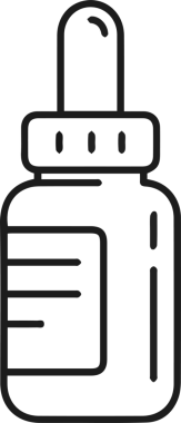 Göz simgesi vektör resmi illüstrasyonu