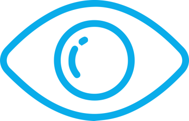 Göz simgesi vektör resmi illüstrasyonu