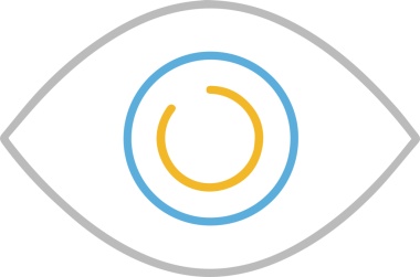 Göz simgesi vektör resmi illüstrasyonu