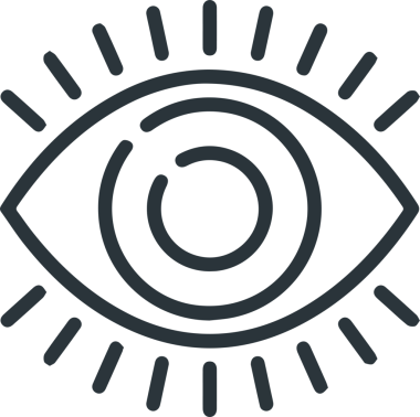 Göz simgesi vektör resmi illüstrasyonu