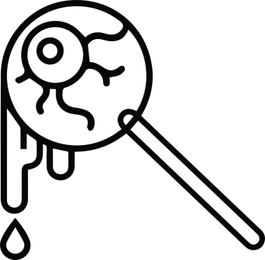 Göz simgesi vektör resmi illüstrasyonu