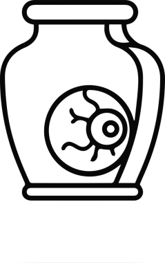 Göz simgesi vektör resmi illüstrasyonu