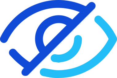 Göz simgesi vektör resmi illüstrasyonu