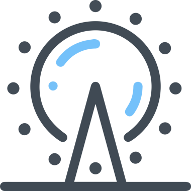 Göz simgesi vektör resmi illüstrasyonu