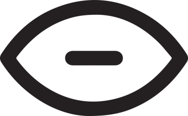 Göz simgesi vektör resmi illüstrasyonu