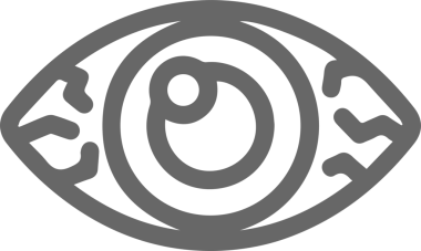 Göz simgesi vektör resmi illüstrasyonu