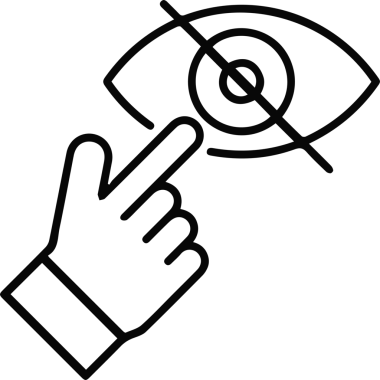 Göz simgesi vektör resmi illüstrasyonu