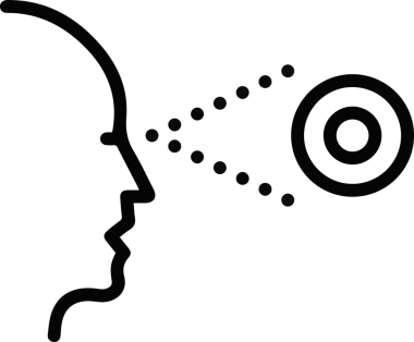 Göz simgesi vektör resmi illüstrasyonu