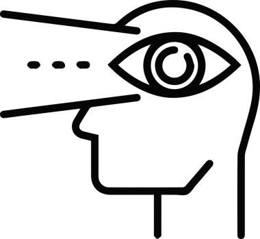 Göz simgesi vektör resmi illüstrasyonu