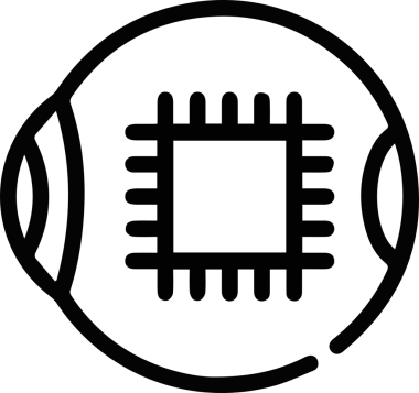 Göz simgesi vektör resmi illüstrasyonu