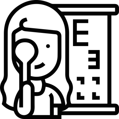 Göz simgesi vektör resmi illüstrasyonu