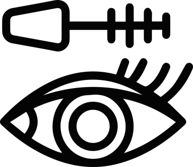 Göz simgesi vektör resmi illüstrasyonu