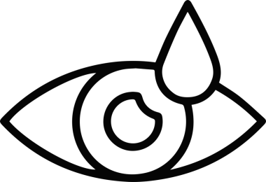 Göz simgesi vektör resmi illüstrasyonu