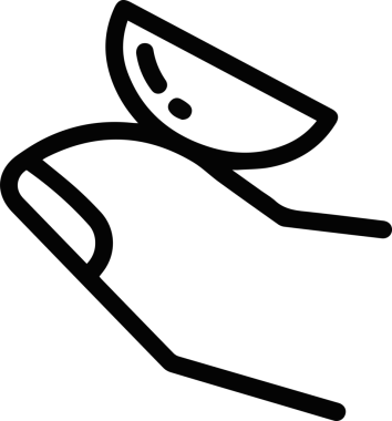 Göz simgesi vektör resmi illüstrasyonu