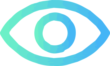 Göz simgesi vektör resmi illüstrasyonu