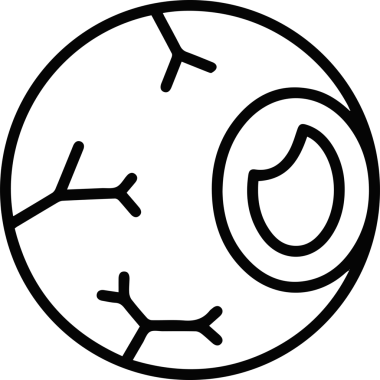 Göz simgesi vektör resmi illüstrasyonu