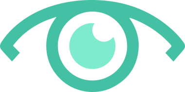 Göz simgesi vektör resmi illüstrasyonu