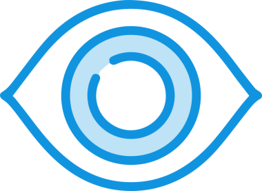 Göz simgesi vektör resmi illüstrasyonu