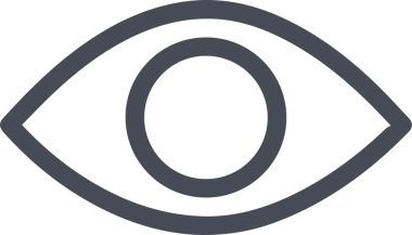 Göz simgesi vektör resmi illüstrasyonu