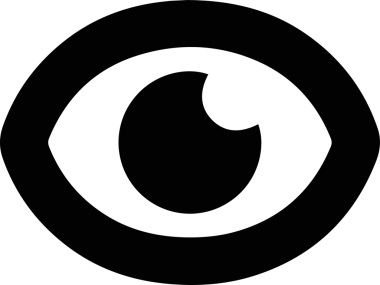 Göz simgesi vektör resmi illüstrasyonu