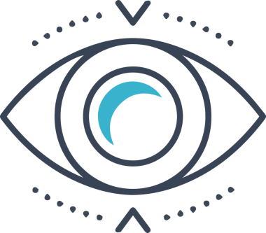 Göz simgesi vektör resmi illüstrasyonu