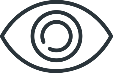 Göz simgesi vektör resmi illüstrasyonu