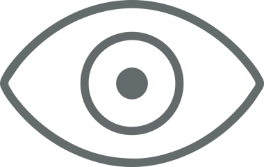 Göz simgesi vektör resmi illüstrasyonu