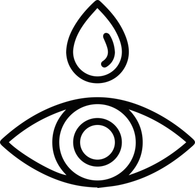 Göz simgesi vektör resmi illüstrasyonu