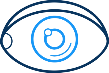 Göz simgesi vektör resmi illüstrasyonu