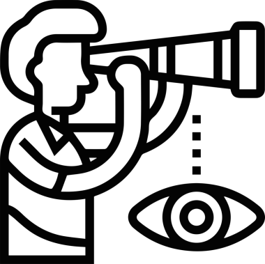 Göz simgesi vektör resmi illüstrasyonu