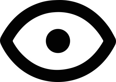 Göz simgesi vektör resmi illüstrasyonu