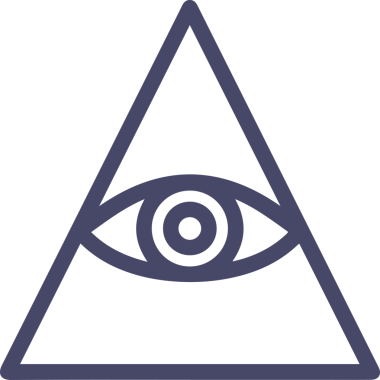 Göz simgesi vektör resmi illüstrasyonu