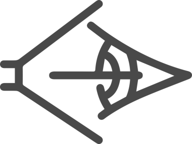 Göz simgesi vektör resmi illüstrasyonu