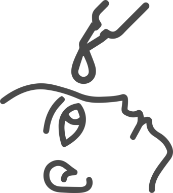 Göz simgesi vektör resmi illüstrasyonu