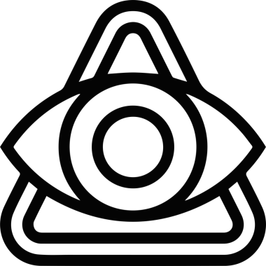 Göz simgesi vektör resmi illüstrasyonu