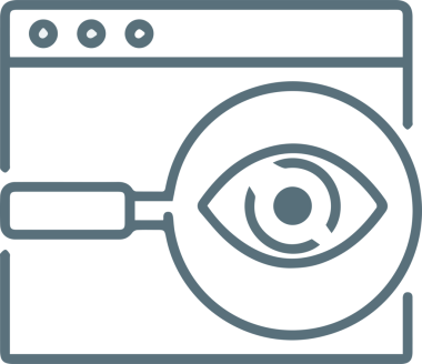 Göz simgesi vektör resmi illüstrasyonu