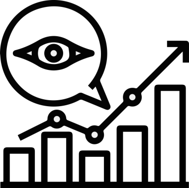 Göz simgesi vektör resmi illüstrasyonu