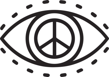 Göz simgesi vektör resmi illüstrasyonu