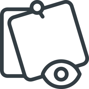 Göz simgesi vektör resmi illüstrasyonu