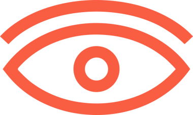 Göz simgesi vektör resmi illüstrasyonu