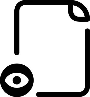 Göz simgesi vektör resmi illüstrasyonu