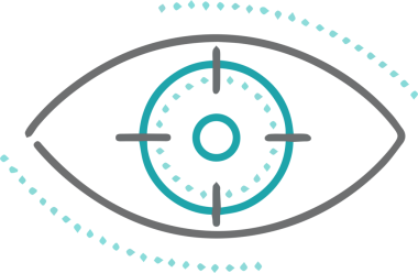 Göz simgesi vektör resmi illüstrasyonu