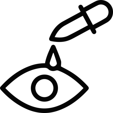 Göz simgesi vektör resmi illüstrasyonu