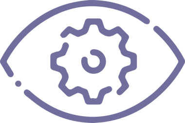 Göz simgesi vektör resmi illüstrasyonu