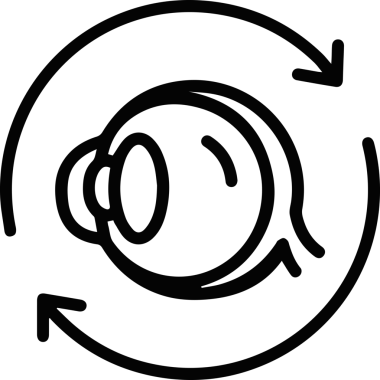 Göz simgesi vektör resmi illüstrasyonu